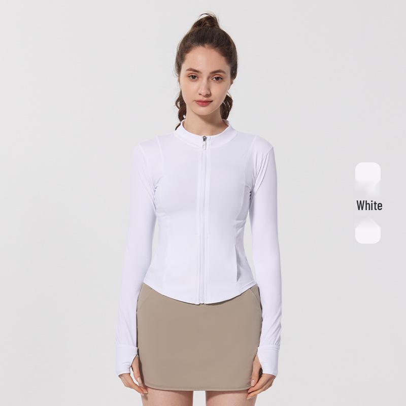 

Women s UV Protection Yoga Jacket - Slimming, Breathable, UPF50+ for Outdoor Sports and Fitness Medium