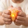 Light Up Foam Stress Toy for Children Cute Animal Shaped Flashing Bead Filled Sensory Ball for Hand Exercise Play
