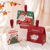 5PCS Xmas Theme Christmas Gift Box Gift Wrapping Christmas Candy Box  Holiday Party