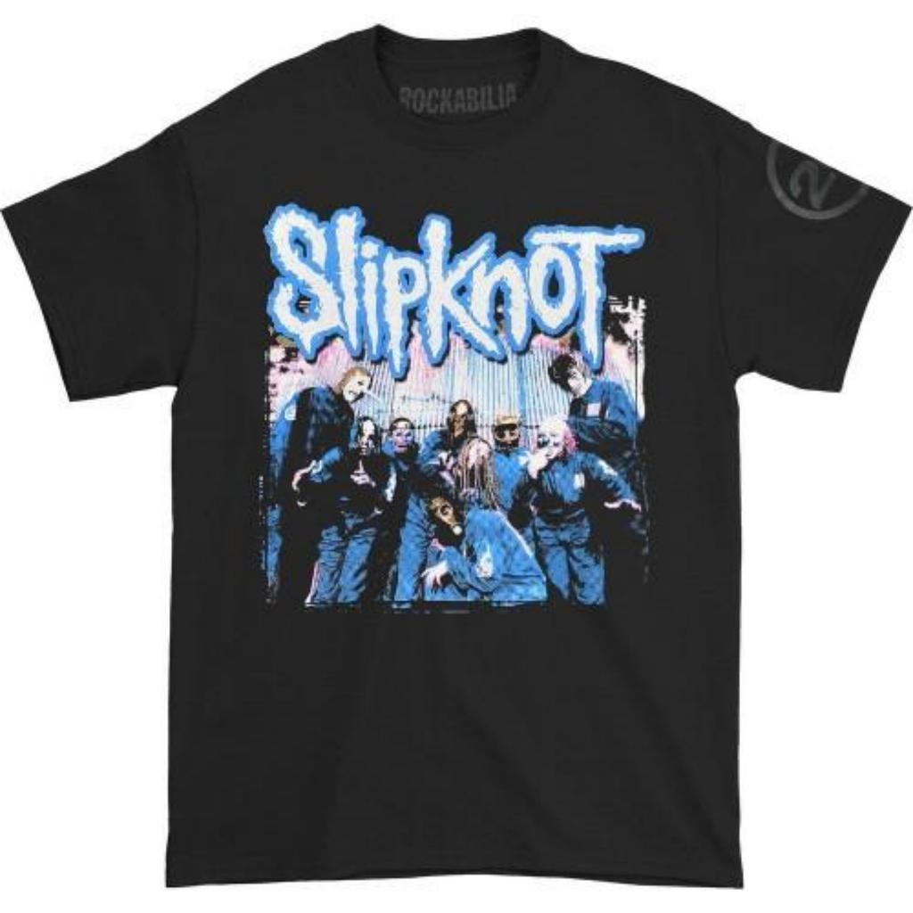 Slipknot Unisex Adult Tattered & Torn Back Print 20th Anniversary T-Shirt