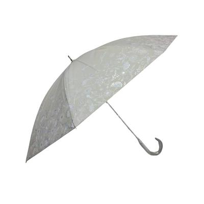MOONBAT Fuwacool Lightweight Umbrella for Sun and UV Botanical Glitter Women's Parasol/Long Rain, Heat-Blocking, 99% Protection, Print,