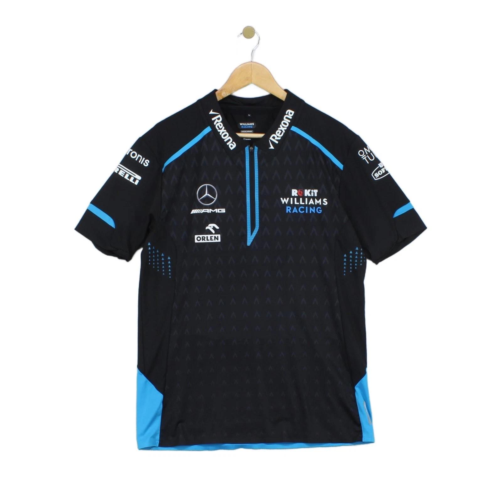 

Футболка Williams Racing Amg Racing Мужская Размер M Черная с молнией на 1/4 Эластичная 3XL