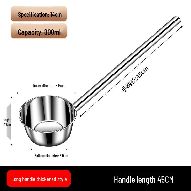 Stainless Steel Long-Handle Ladle