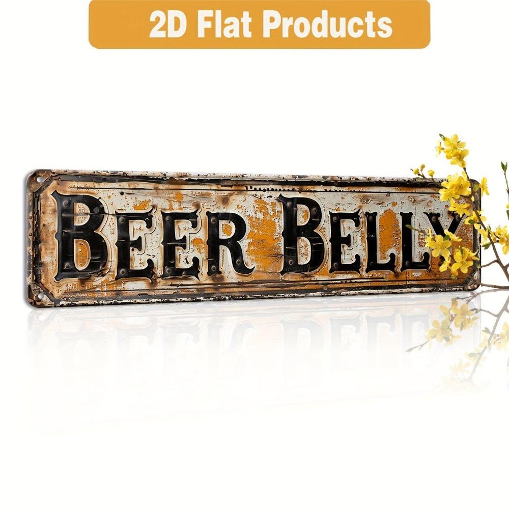 Retro Metal Wall Art for Home Office Beer Bar Decor