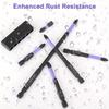 D1 Magnetic Phillips Head Screwdriver Bit: Anti-slip, Shock-resistant, High Hardness with Strong Magnetic Grip