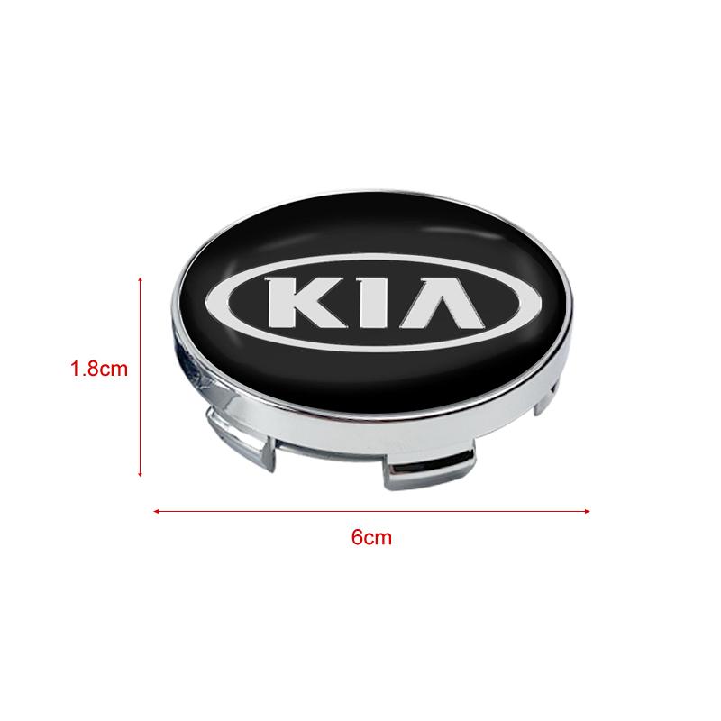 4ks/sada 60MM Krytky středu kola Ochranný kryt Příslušenství pro KIA Rio Ceed Sportage Cerato Soul Sorento Flip R K2 K3 K5 k6 K7 K8 Soul