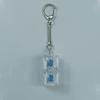 DIY LED Keyboard Fidget Keychain 9 Keys Clicker Button Stress Relief Key Chain for Adult Office Desk Finger Exercise Keycap