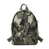 Zaino1011 nuovo stile punk personalità europea e americana zaino con borchie a croce zaino in PU tendenza moda borsa da donna