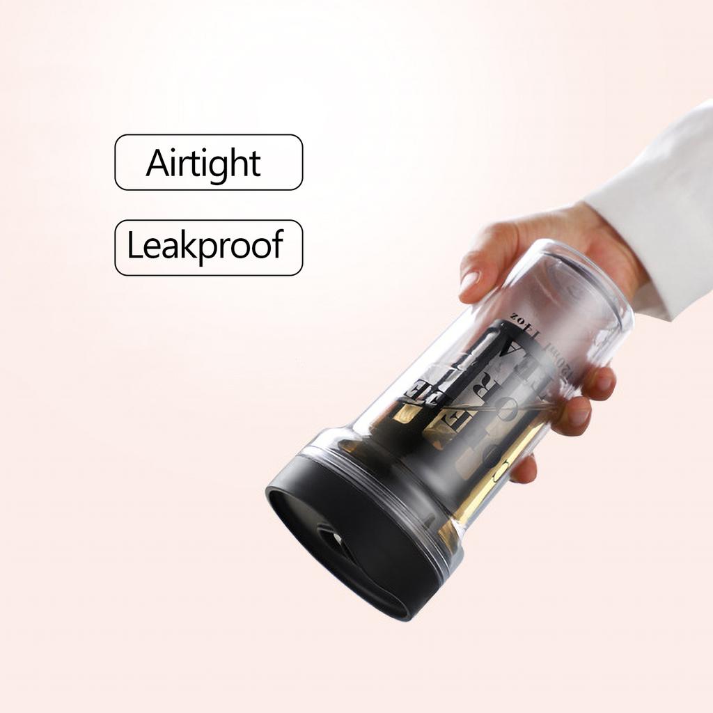 Cold Brew Cup Portable Cold Brew Coffee Maker Cold Brew Coffee Tea Airtight Bottle Iced Coffee Cup with Lid Stainless