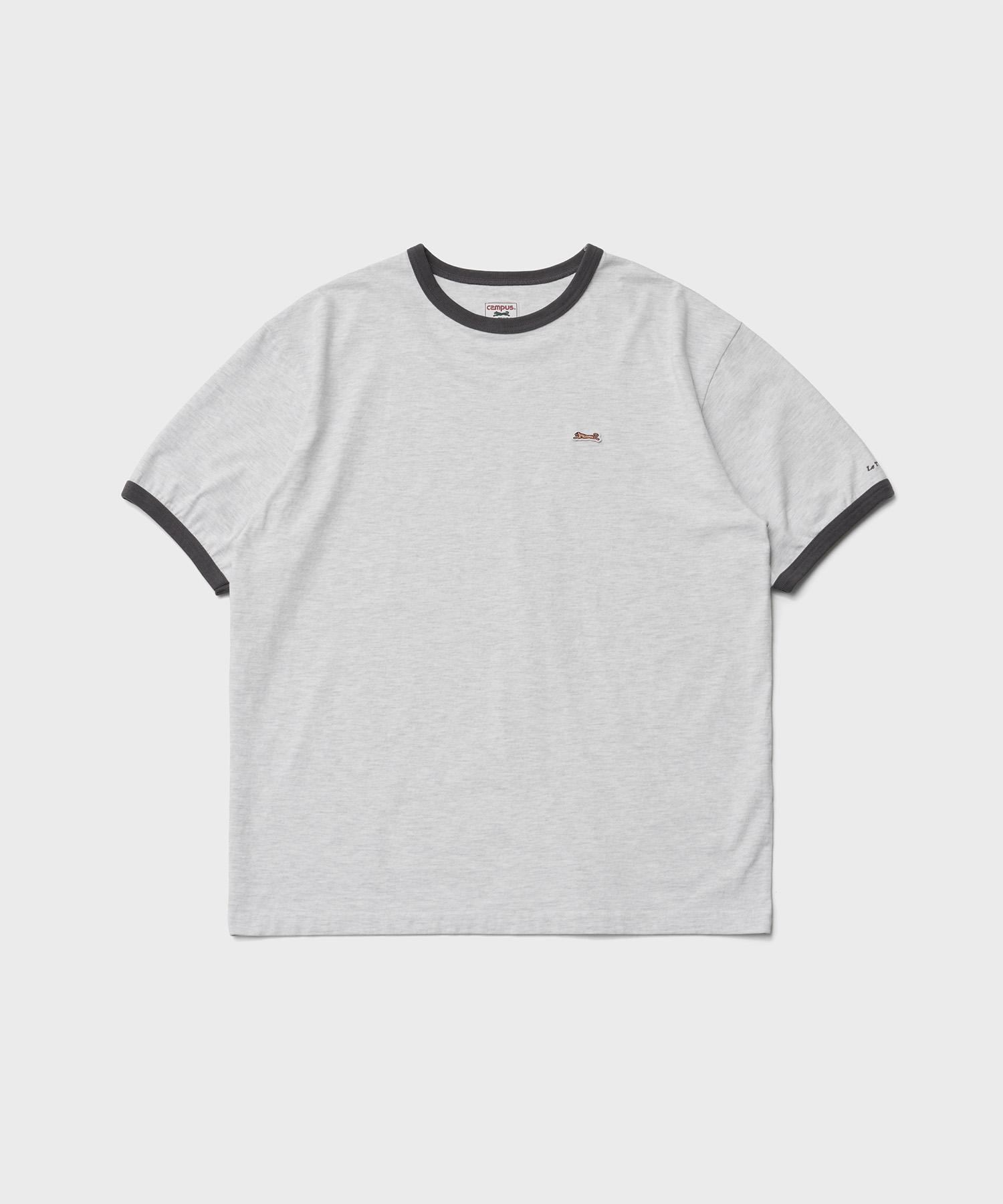 Le Tigre Classic Ringer T-Shirt (White Melange) White Melange/M
