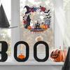 Halloween Tombstone Pumpkin Bat Creative Wreath Kitchen Dining Room Refrigerator Beautification Decoration Stickers