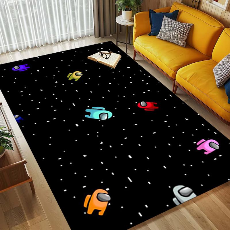 Space Friends Living Room Nonslip Area Rug Soft Carpet For Bedroom Game Playroom Sofa Office Home Decor Doormat Christmas Gift C929965