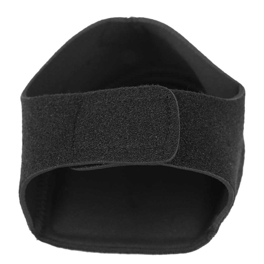 Soft Silicone Heel Pad Shock Cushion Unisex Relieve Pain Heel Support Pad Black