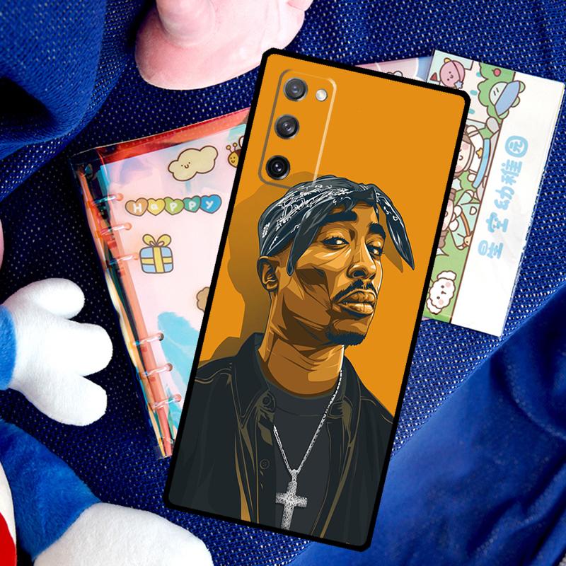 2pac Tupac Shakur Rap Rapper Case For Samsung Galaxy S26 Ultra S25 S24 S23 S21 S22 Ultra S10 S20 Plus S25 FE Cover Funda