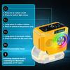Dual Diaphragm Bluetooth Speaker Cordless Player Loudspeaker For Dewalt/Milwaukee/Bosch 18V Lithium Battery with USB