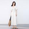 JOY SPEAKER Women's Summer V-Neck A-Line Maxi Dress