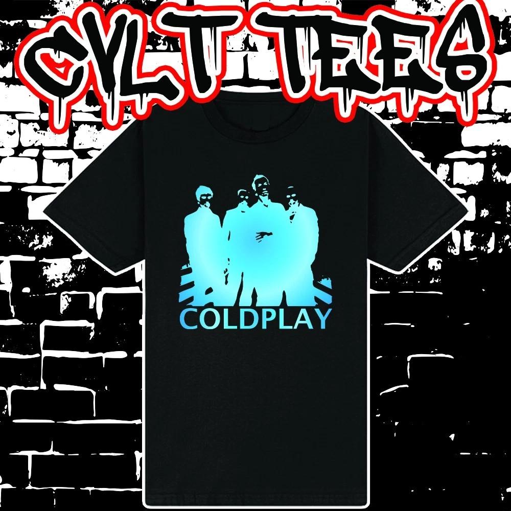 Men s and Women s T-shirts Coldplay Band Tee 100% Cotton XL
