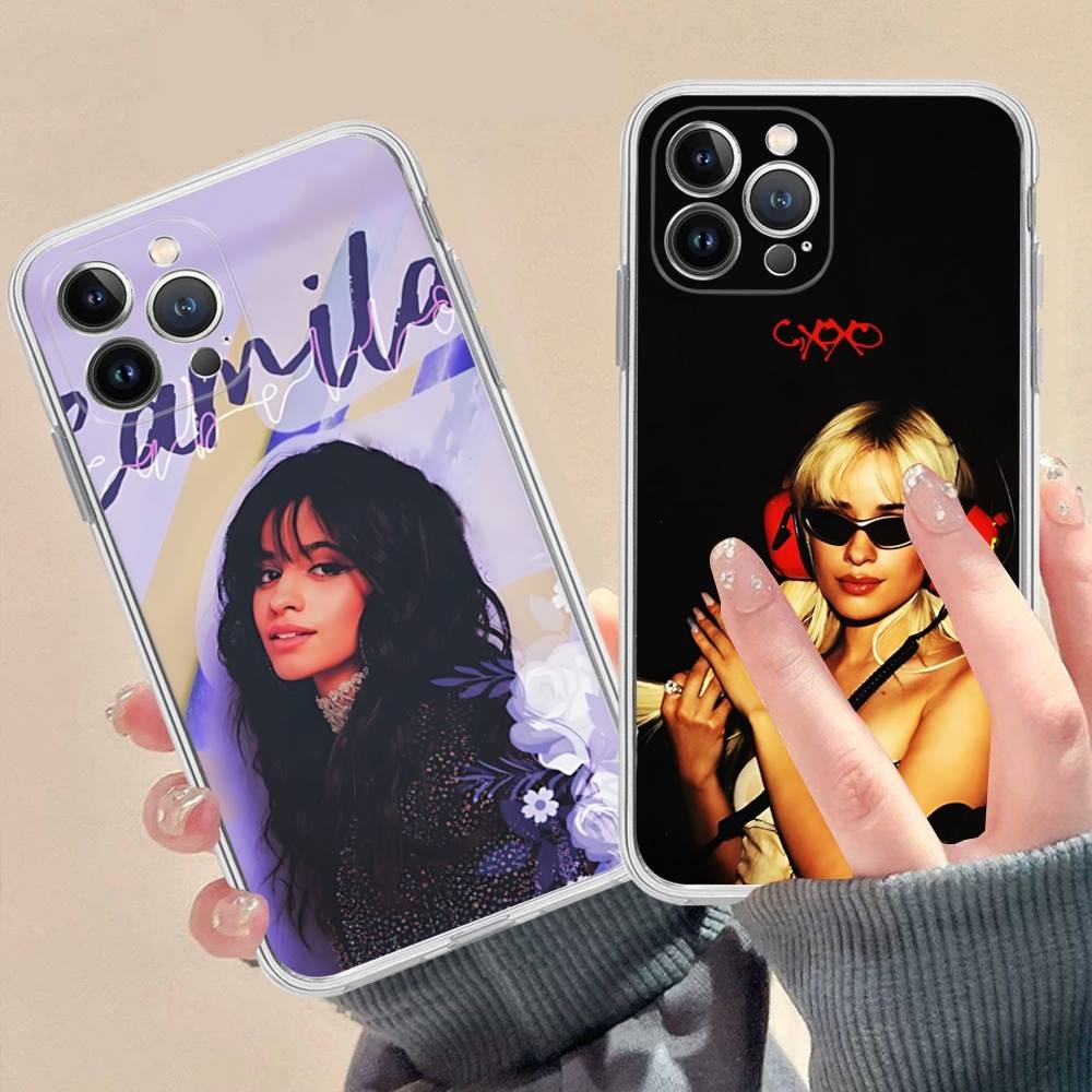Hot Singer C-Camila C-Cabello Transparent Phone Case For IPhone 17 Air 16 Pro Max 15 14 13 12 11Plus Shockproof Cover