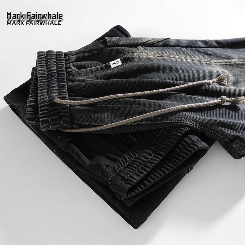 Mark Hua Fei Men's Autumn/Winter High Street Straight-Leg Jeans