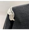 2025 Autumn Women's Apricot Lace Patchwork Knitted Sweater