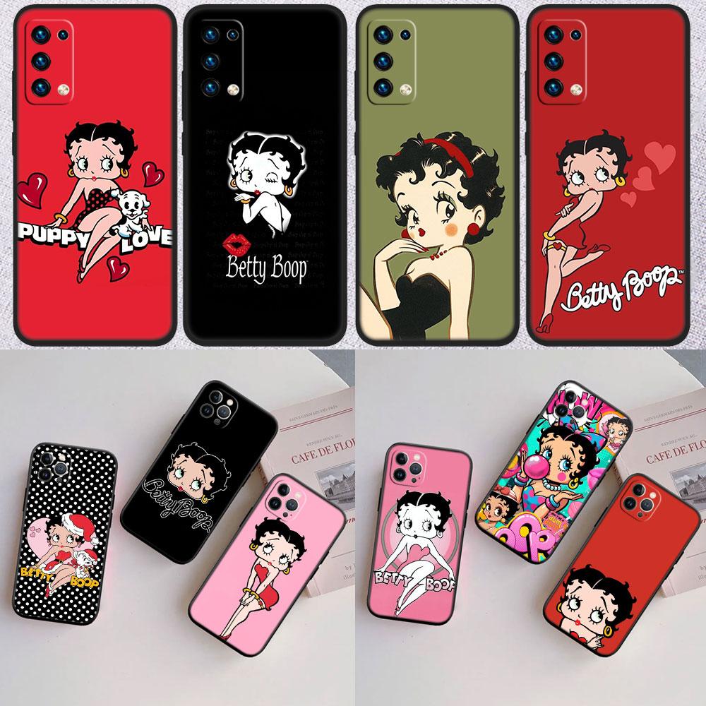TR6 B-Bettys Art B-Boops New High-End Shell Phone Case for Redmi Note 13 14 Pro+ Plus A3 A3X 13X 13C 13R 14S 14C 14R