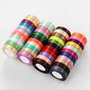 2CM Silk Ribbon - Red, Pink, Fluorescent Yellow, Light Blue, Wine Red, Champagne - Ideal for Candy Boxes, Packaging, Balloons, and Art.
