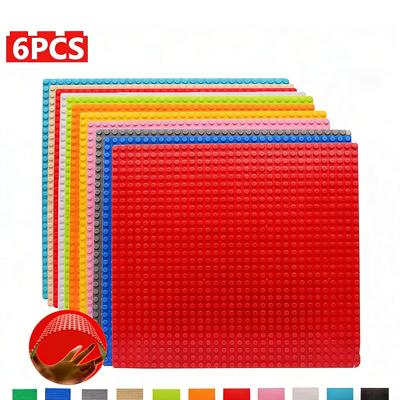 6pcs Base Plate 32*32 Studs Classic Fiqures Building Blocks Plates BricksBaseplate Blocks Children Toys For Kid Gifts