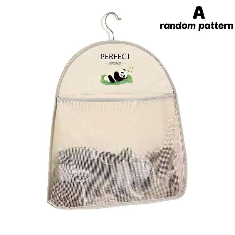 Large Capacity Storage Net Dormitory Wardrobe Socks Underwear Hanging Bag Multilayer Breathable Mesh Pocket Door Storage Bags 523₽