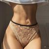CINOON Women Sexy Lace Panties Transparent Low-waist Underpant Hollow Out Thong Female  Embroidery G-string Underwear Lingerie