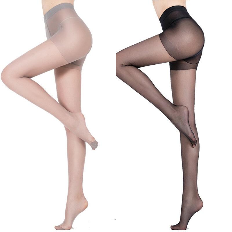 1/2/S Stockings Women Skin Color Tights Tear Resistant Anti-Cored Hook Wire Pantyhose Black Socks Slim Ultra Thin Leggings