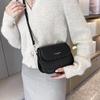 Frauen Luxus Design Umhängetasche Schultertaschen PU Leder Weibliche Vintage Satteltasche Einfarbig Umhängetasche Kleine Handtasche bolsas