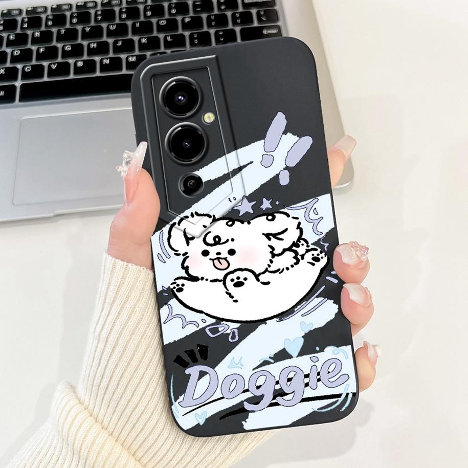 For Tecno Pova 4 LG7n Case Lovely Cartoon Camera Lens Protective Silicon Cover For Tecno Pova 4 Pro LG8n Funda Pova4 4Pro Bumper