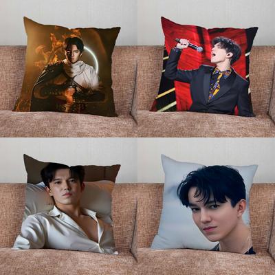 D-Dimash K-Kudaibergen Singer Pillow Case For Home Bedroom Car Office Decoration Living Room Sofa Cushion Cover Suitable
