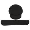 Keyboard Wrist Rest Black Soft Sponge Fatigue Relief Stable Support Mouse Wrist Pad for Family Office Computer
