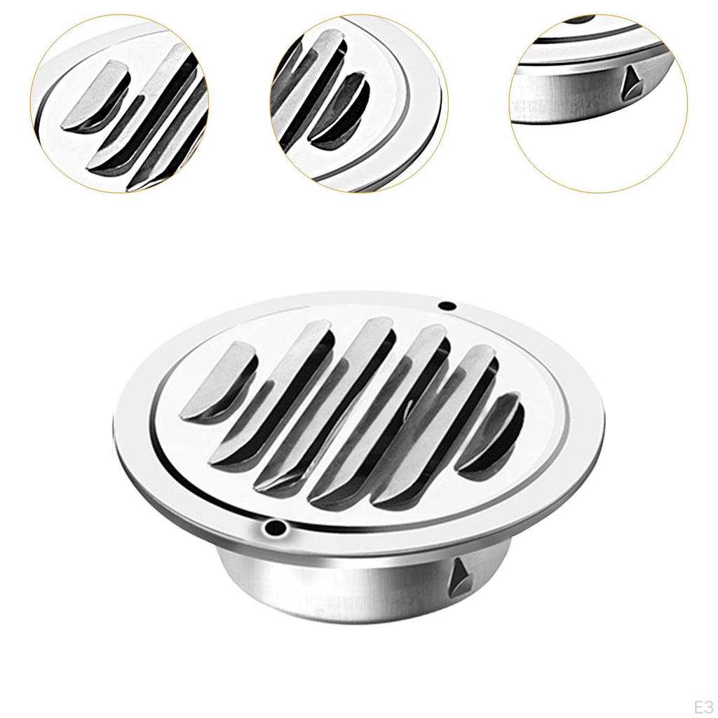 Air Vent Ducting Extractor with Mesh Screen Exhaust Outlet Grille Cover for Home Wall