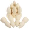 10Pcs White Wooden Peg Blank Unpainted Peg Dolls Diy Blank People Crafts Graffiti Kids Decor Wood Craft Figures Tools