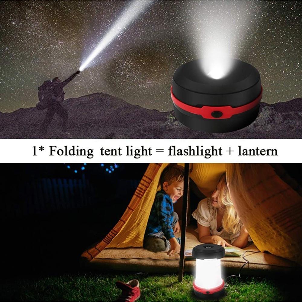 Telescopic LED Camping Light Foldable Tent Lantern New Night Light Camping