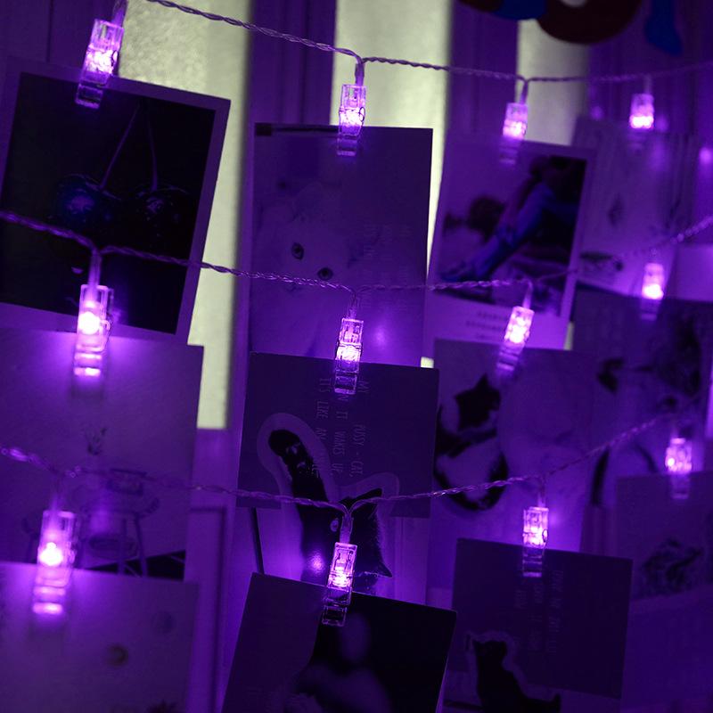LED Photo Clip String Lights for Proposal and Room Decoration