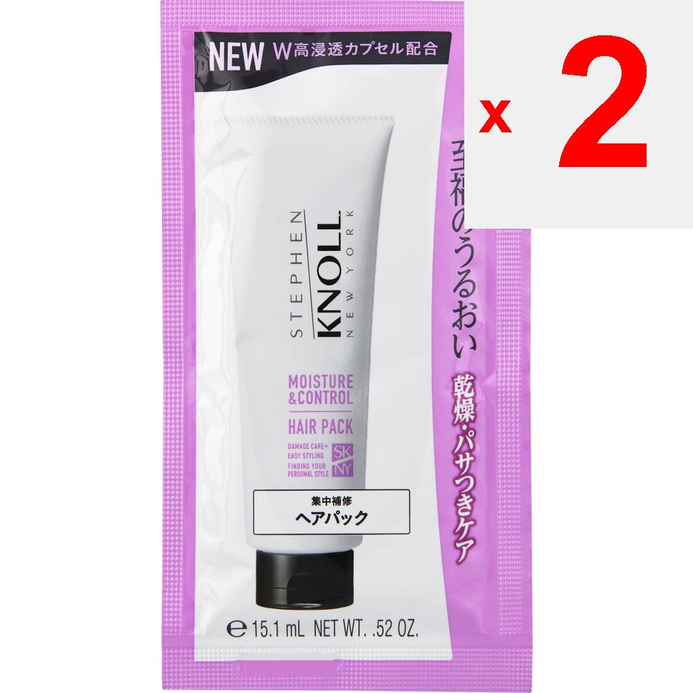 Kose Steven Knoll Moisture Control Hair Pack W Trial 15g Szampon/odżywka (premia) Nanieś odpowiednią ilość produktu na całą długość włosów i delikatnie wmasuj.
