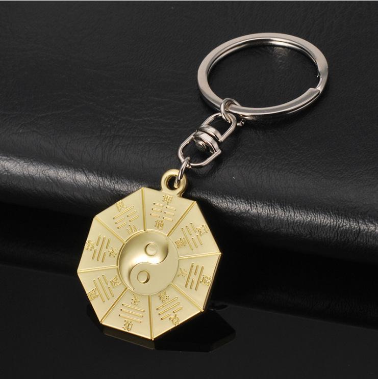 Windmill Keychain Metal Pendant for Men and Women - Car Key Souvenir Gift with Engraving