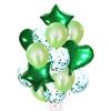 14Pcs Multi Confetti Balloon Happy Birthday Party Balloons Rose Gold Helium Ballons Boy Girl Baby Shower Party Supplies