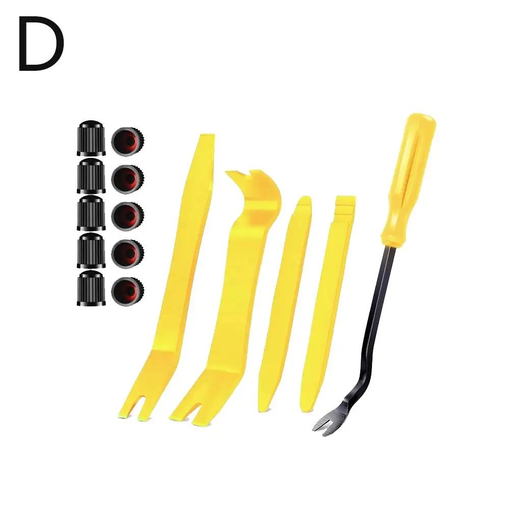 Portable Car Panel Removal Tool Kit Nail Puller Radio Installer Clip Door Repair Removal Dash Trim Audio Tool Pry Hand C6C4