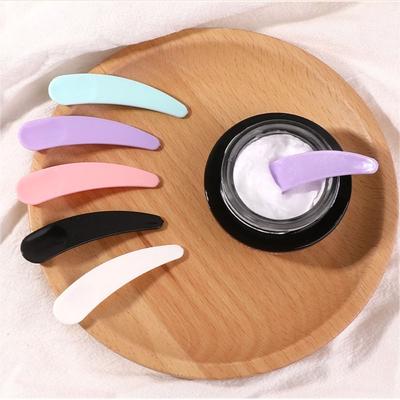 5pcs/set Curved Scoop Eye Cream Stick Disposable Cosmetics Spatula New Mask Cream Spoons