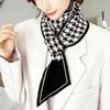 Retro Warm Knitted Wool Button Scarf Women's Fashion Versatile Split Neck Cover Cold Neck Protection Shawl