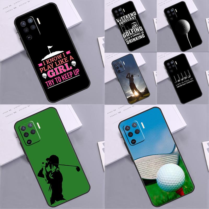 Love Golf Phone Case For Oppo A58 A18 A38 A78 A98 A17 A77 A80 A40 A60 A16 A76 A96 A74 A94 A54 A15 A57S