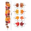 Bright Foliage Artificial Maple Leaf Garland Hanging Autumn Style Decorative Maple Leaf Vine Realistic Appearance