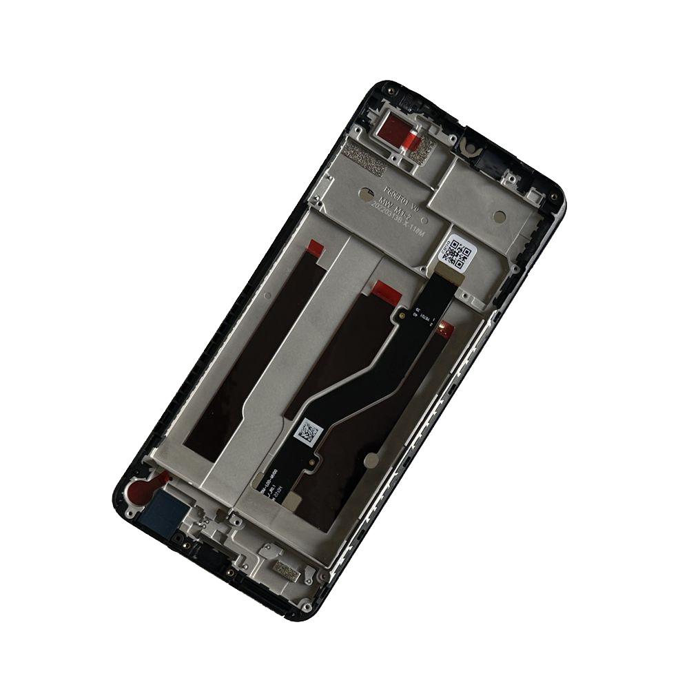 LCD Screen and Digitizer Full Assembly For ZTE A72 4G With Frame