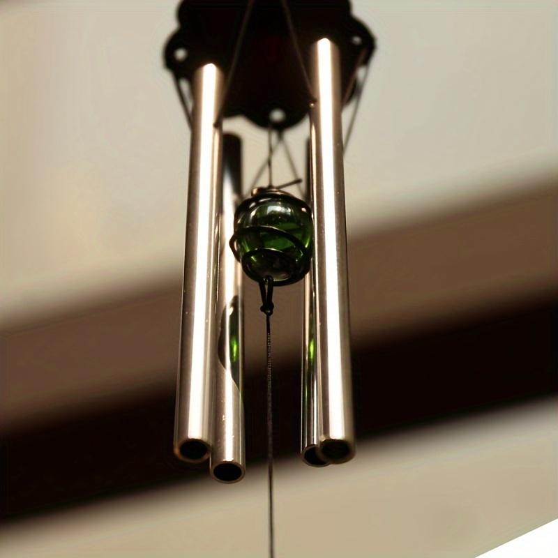 Red Bird Metal Wind Chime - Vibrant Red Creative Wind Chime Memorial Gift for Indoor/Outdoor Garden Decoration, 24 Inches