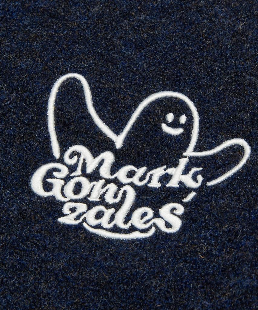 MARK GONZALES New Angel Boucle Knit - Navy