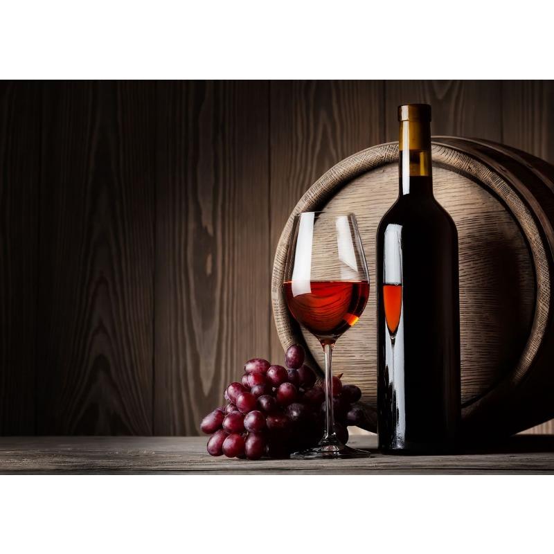 Küchenbar Rotwein Traube Bier Stillleben Nordisches Poster Leinwandmalerei Wandkunst Bilder Für Wohnzimmer Heimdekor